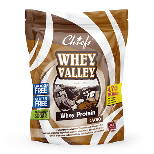 Chiefs Protein Pulver Whey Cacao 450 g mit Schatten