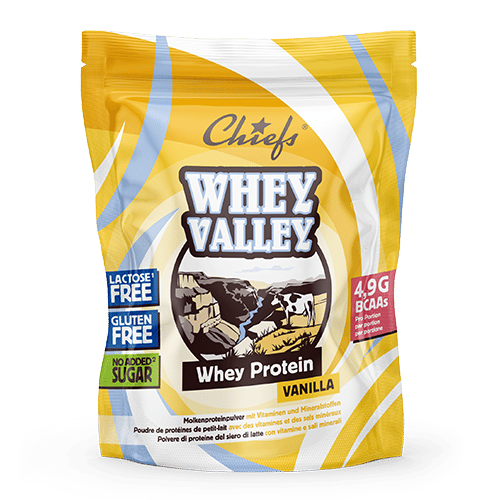 Chiefs Protein Pulver Whey Vanilla 450 g mit Schatten