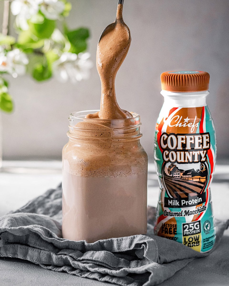 Rezept Dalgona Kaffee mit Milk Protein Drink Coffee County
