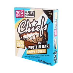 Chiefs Protein Bar Crispy Cookie Trio