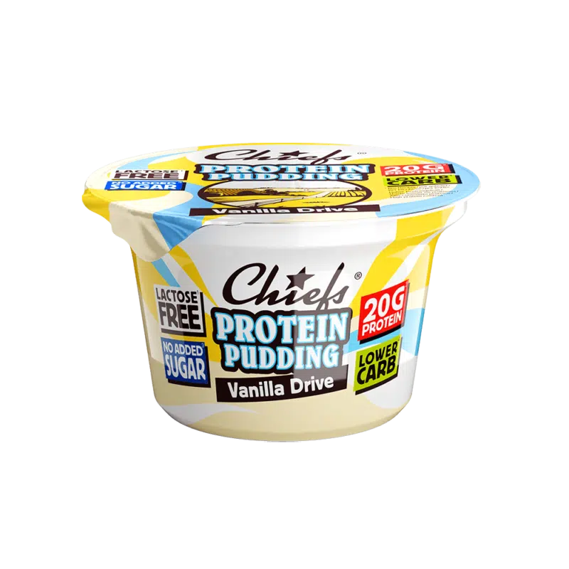 Chiefs Protein Pudding Vanilla Drive Frontansicht