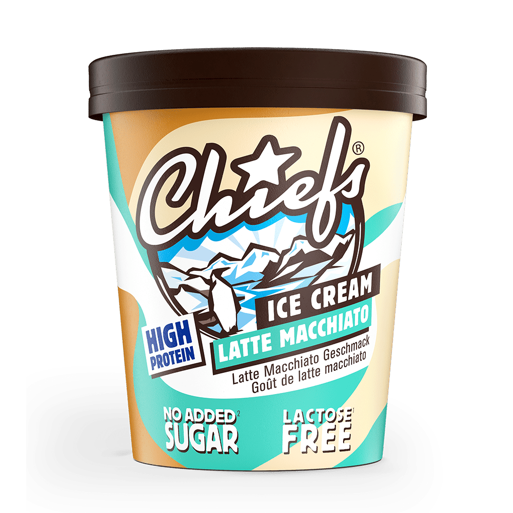 Chiefs Ice Cream Latte Macchiato Cup 500 ml mit Schatten