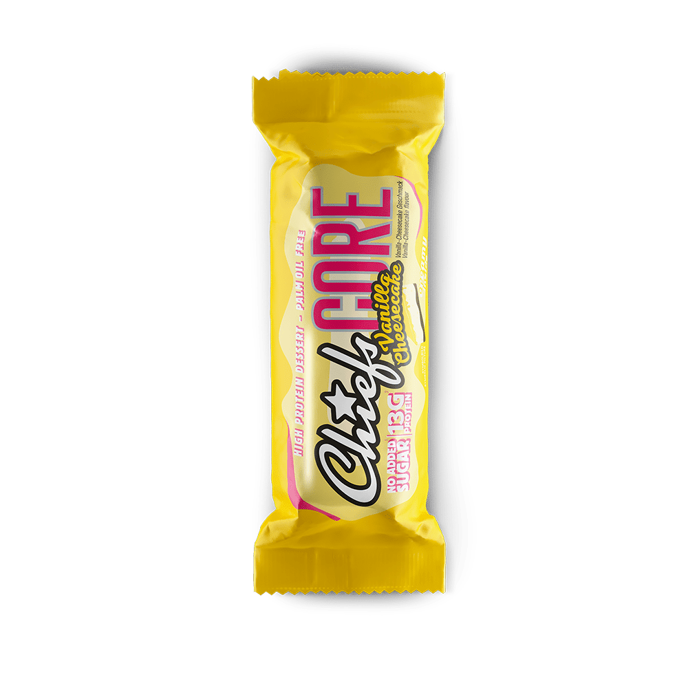 Chiefs Protein Core Bar Vanilla Cheesecake mit Schatten