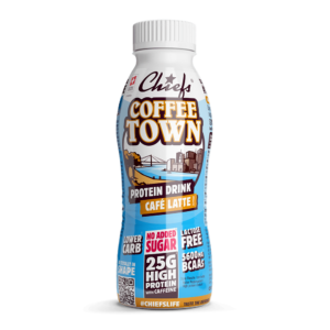 Chiefs Milk Protein Drink Coffee Town Frontansicht