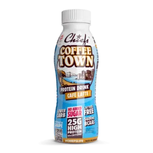 Chiefs Milk Protein Drink Coffee Town Frontansicht