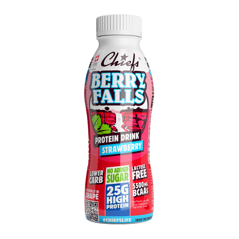 Chiefs Milk Protein Drink Berry Falls Frontansicht