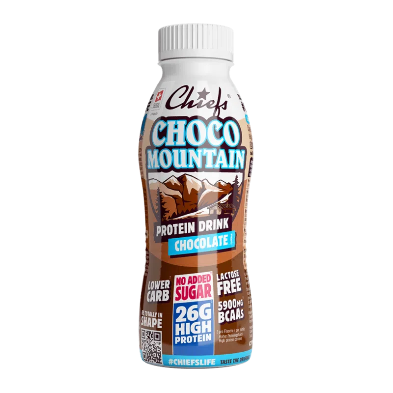 Chiefs Milk Protein Drink Choco Mountain Frontansicht