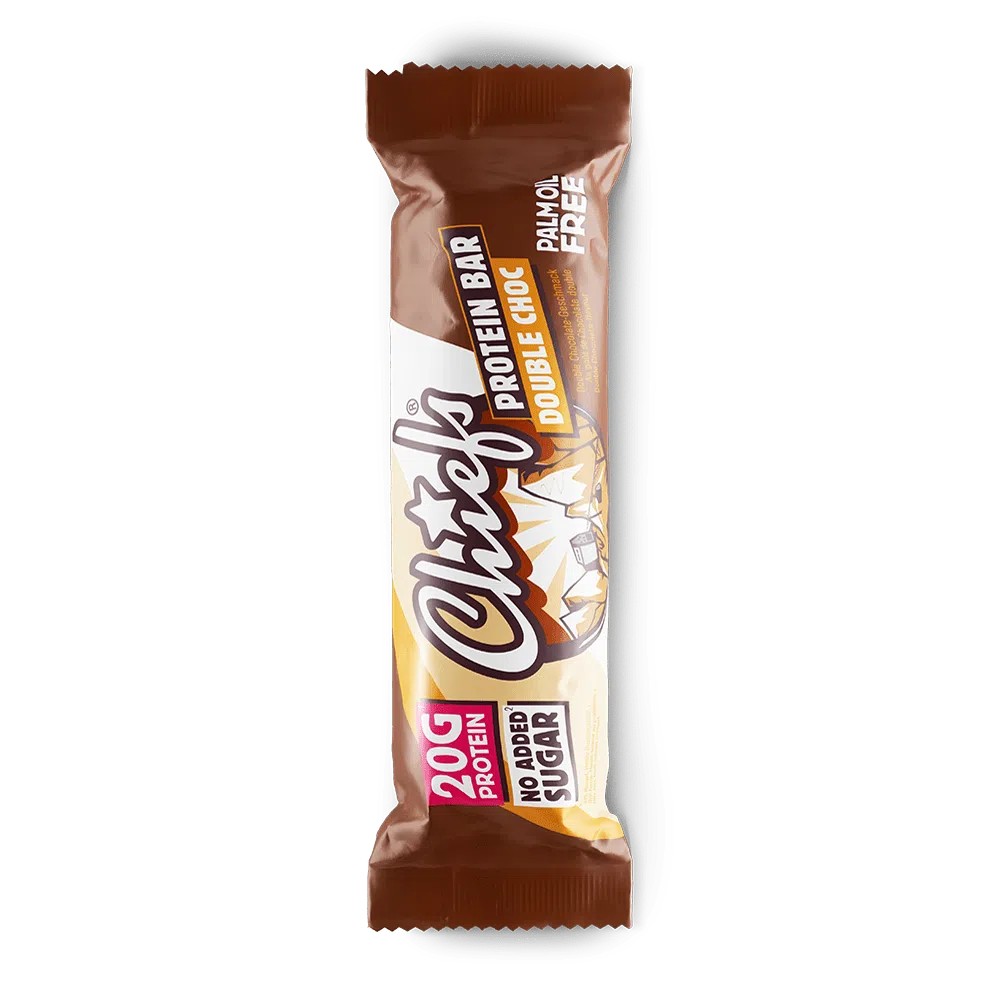 Chiefs Protein Bar Double Choc mit Schatten