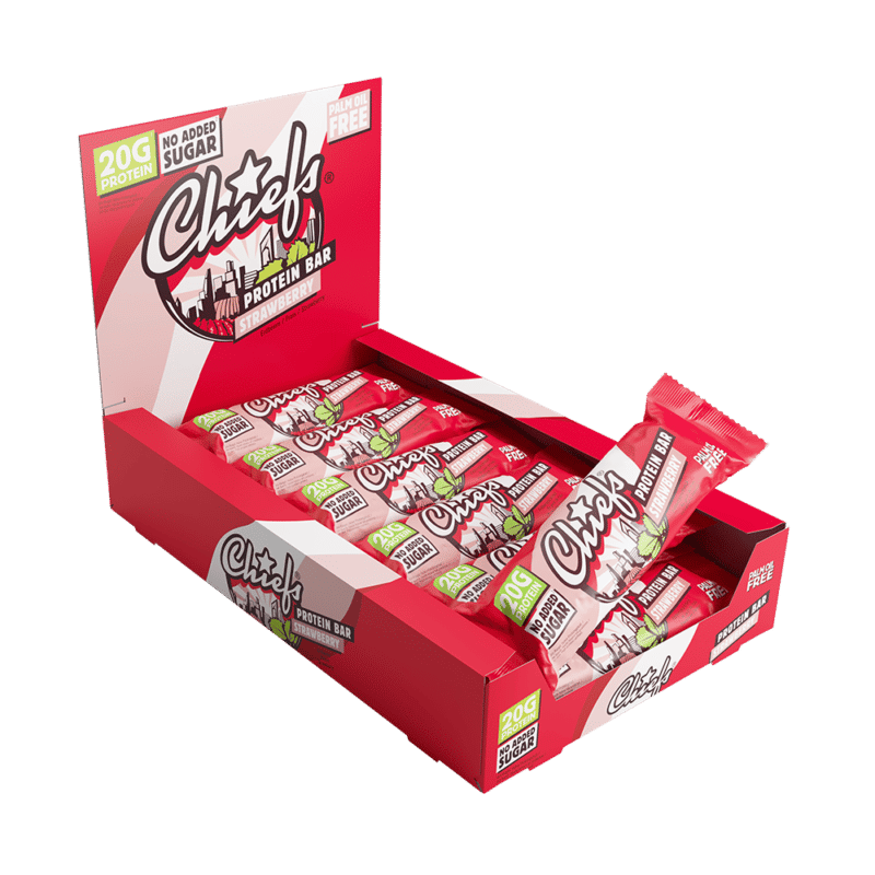 Chiefs Protein Bar Strawberry Tray