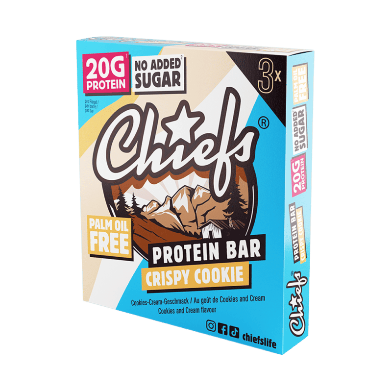 Chiefs Protein Bar Crispy Cookie Trio