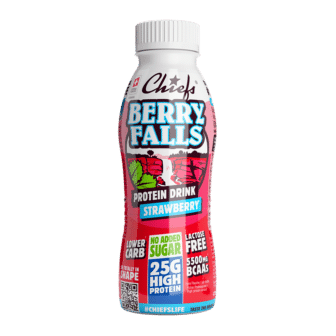 Chiefs Milk Protein Drink Berry Falls front view