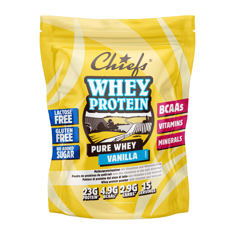 Chiefs Protein Powder Whey Vanilla 450 g