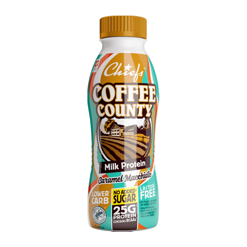Chiefs Milk Protein Drink Coffee County vue de face