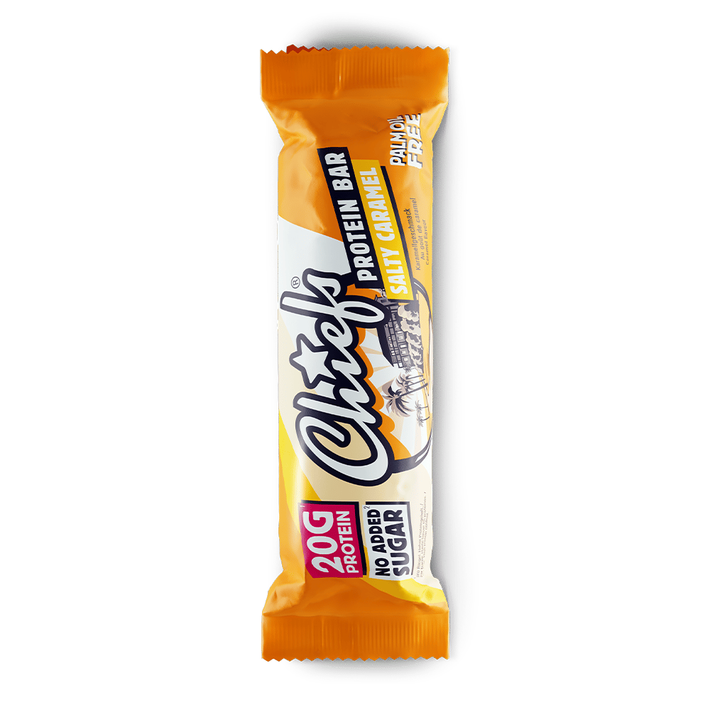 Chiefs Protein Bar Salty Caramel avec ombre