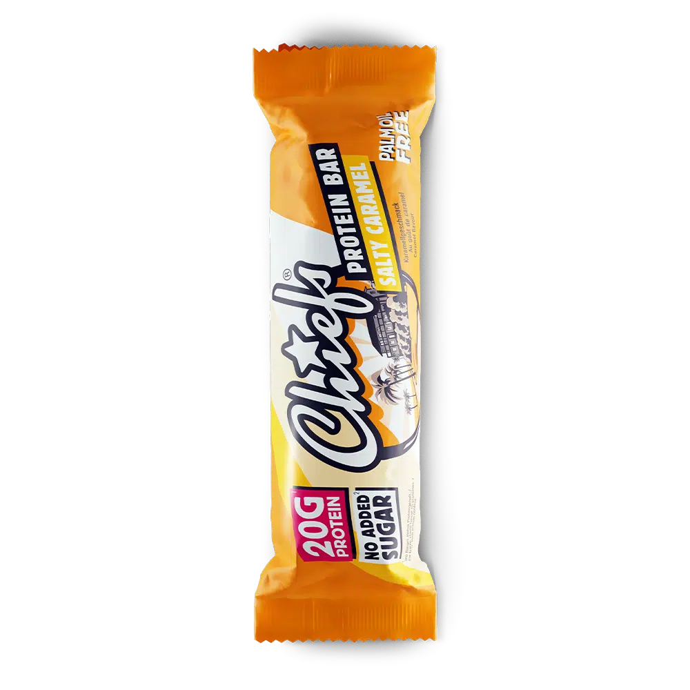 Chiefs Protein Bar Salty Caramel avec ombre