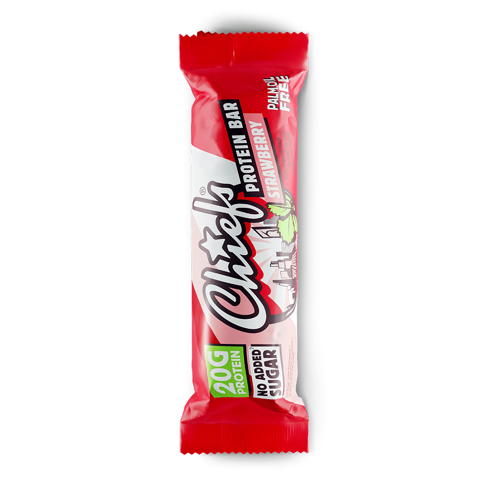 Chiefs Protein Bar Strawberry avec ombre