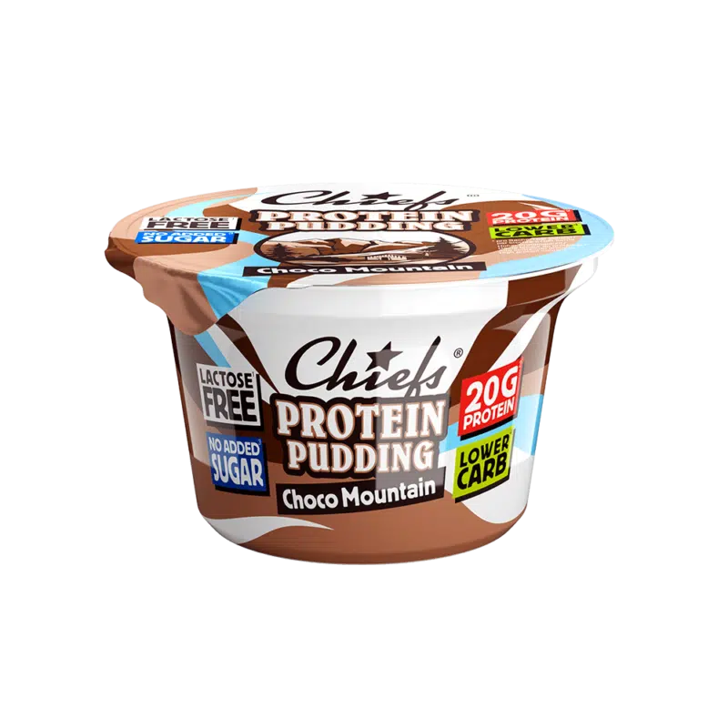 Chiefs Protein Pudding Choco Mountain vue de face