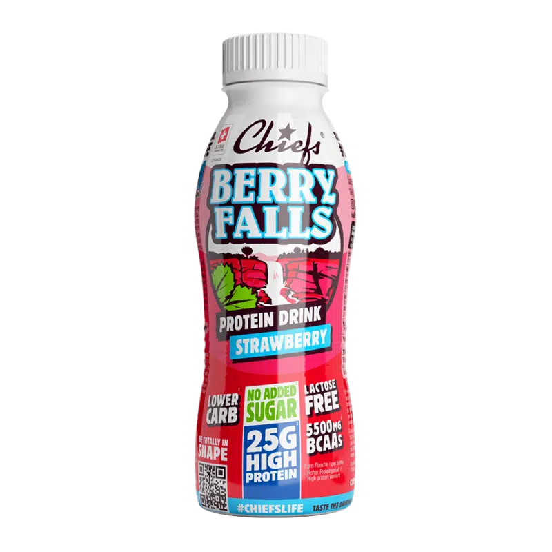 Chiefs Milk Protein Drink Berry Falls vue de face