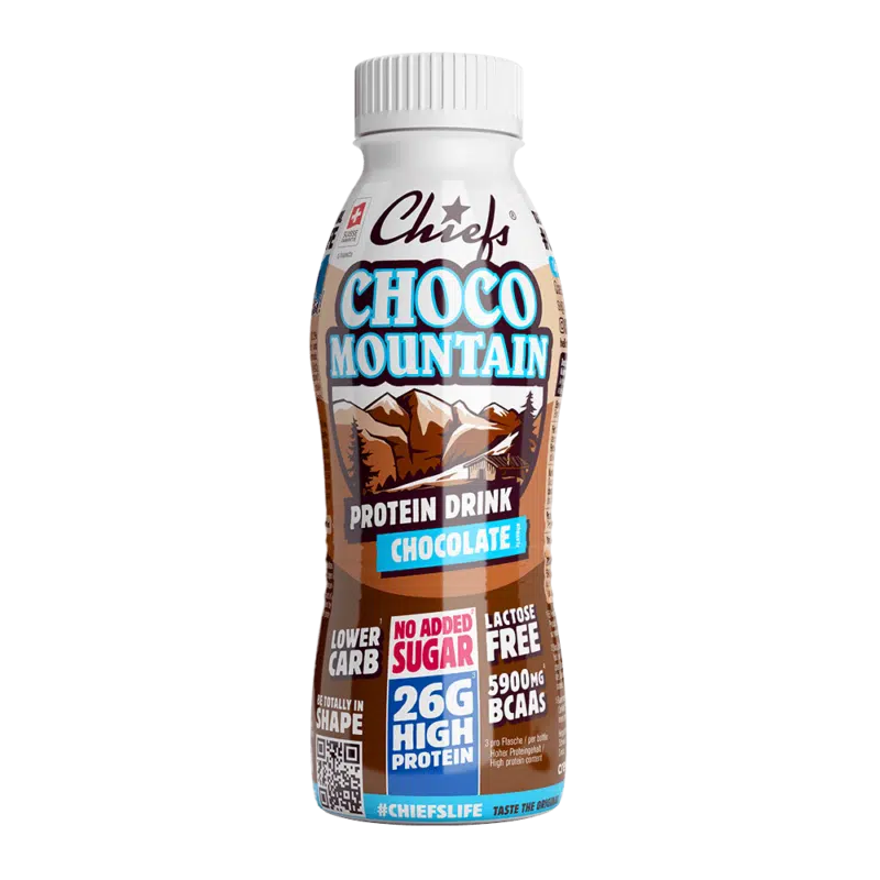 Chiefs Milk Protein Drink Choco Mountain vue de face