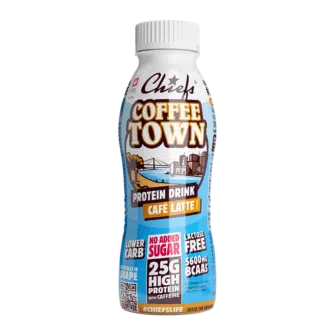 Chiefs Milk Protein Drink Coffee Town vue de face