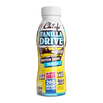 Chiefs Milk Protein Drink Vanilla Drive vue de face