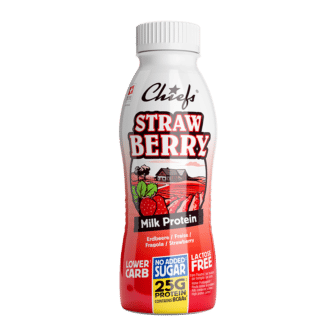 Chiefs Milk Protein Drink Strawberry vista frontale
