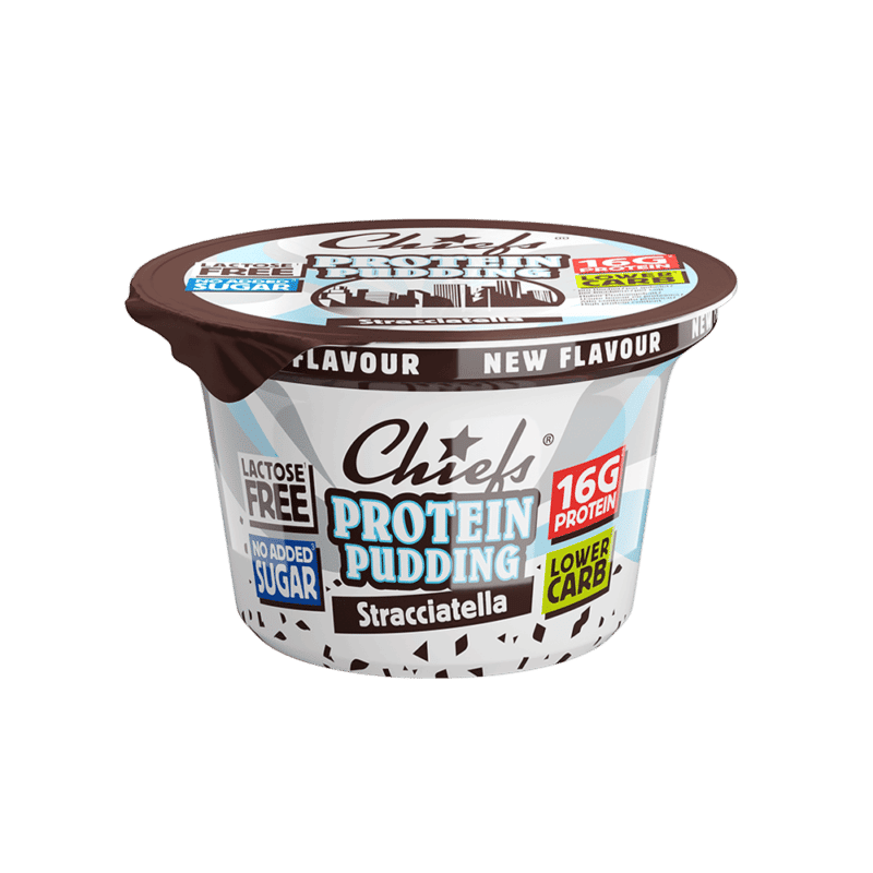 Chiefs Protein Pudding Straciatella vista frontale