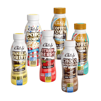 Gamma di prodotti Chiefs Milk Drinks tutte le varietà