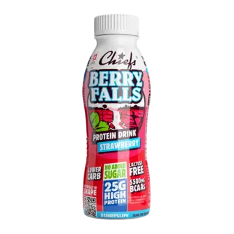 Chiefs Milk Protein Drink Berry Falls vista frontale