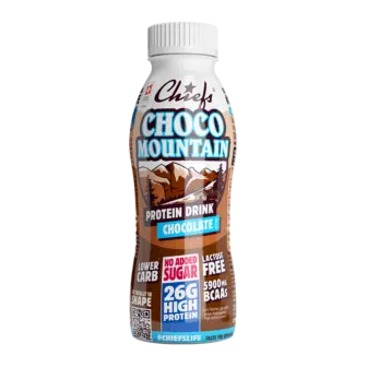 Chiefs Milk Protein Drink Choco Mountain vista frontale