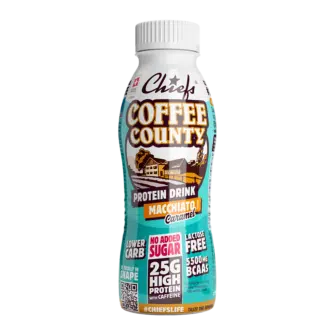 Chiefs Milk Protein Drink Coffee County vista frontale