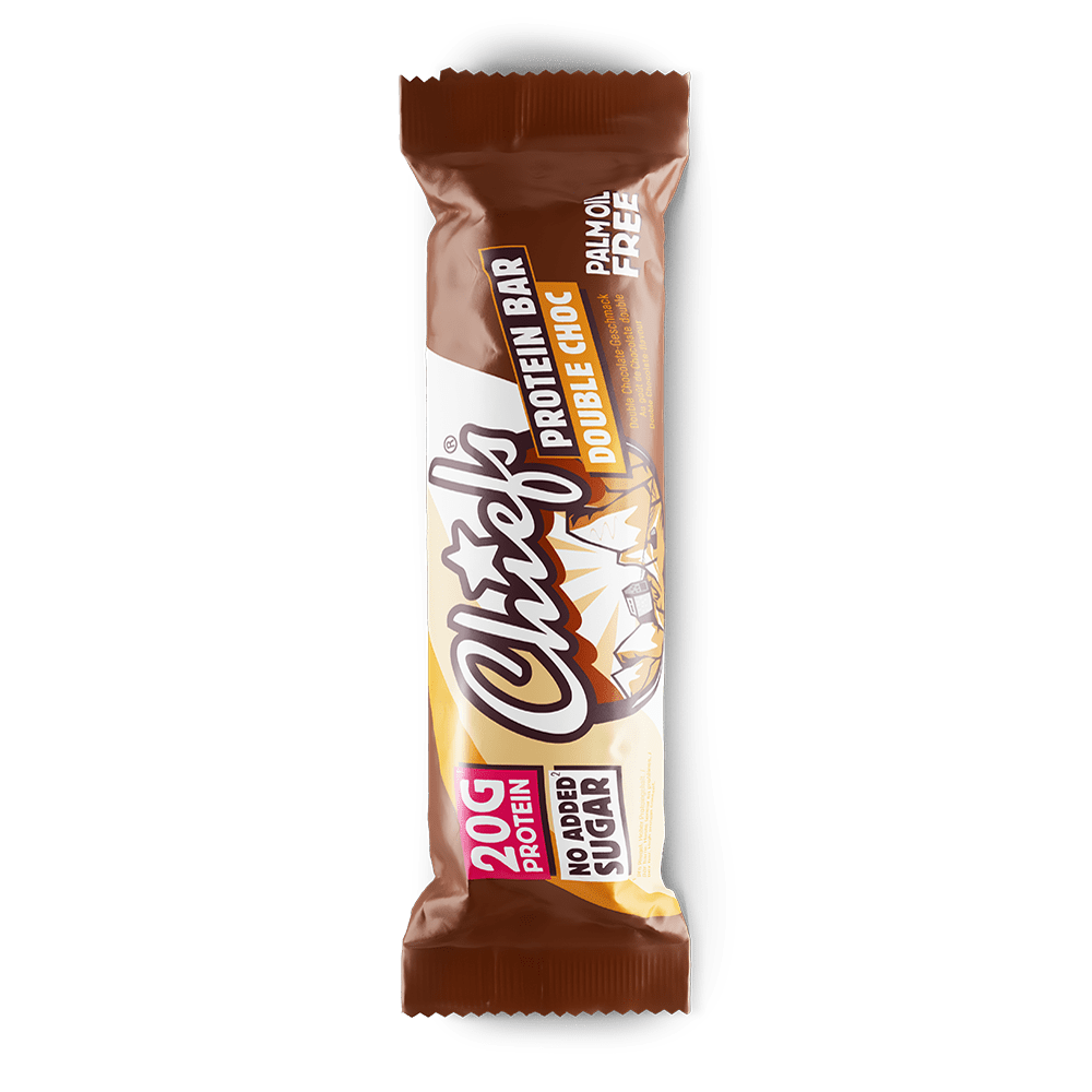 Chiefs Protein Bar Double Choc con ombra